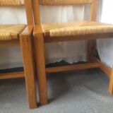 Series of 4 elm chairs and mulched back house revival