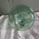 Dame jeanne old bubbled glass - 10 liters - height 36.5 cm