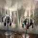 Paire de lampes eres chrome – seylumière– design space age