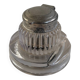Old glass inkwell