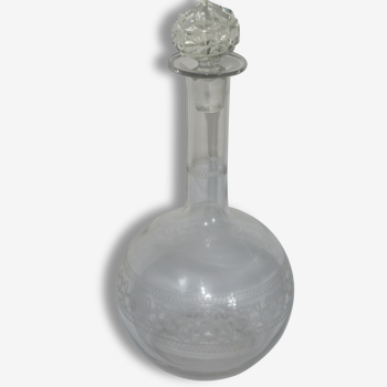 Old and engraved, carafe shape ball