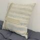 Handmade cushion in vintage fabric, Kilim style.