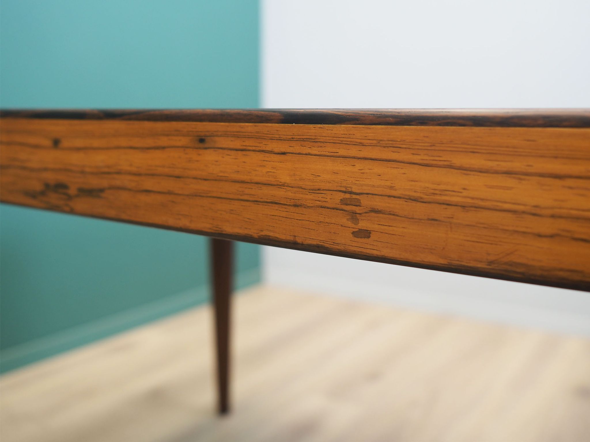 Table en palissandre, design danois, années 1960, designer: Poul Hundevad & Kai Winding, fabricant: Hundevad