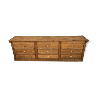Cabinet with drawers of business mercerie industrial workshop