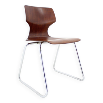 Chaise de salle à manger ou d'appoint Elmar Flototto des années 1970, Allemagne -40 pièces disponibles