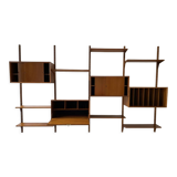 Set "Royal System" 4 teak columns by Poul Cadovius 1970