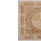 Hand knotted rug, vintage Turkish rug 135x155 cm
