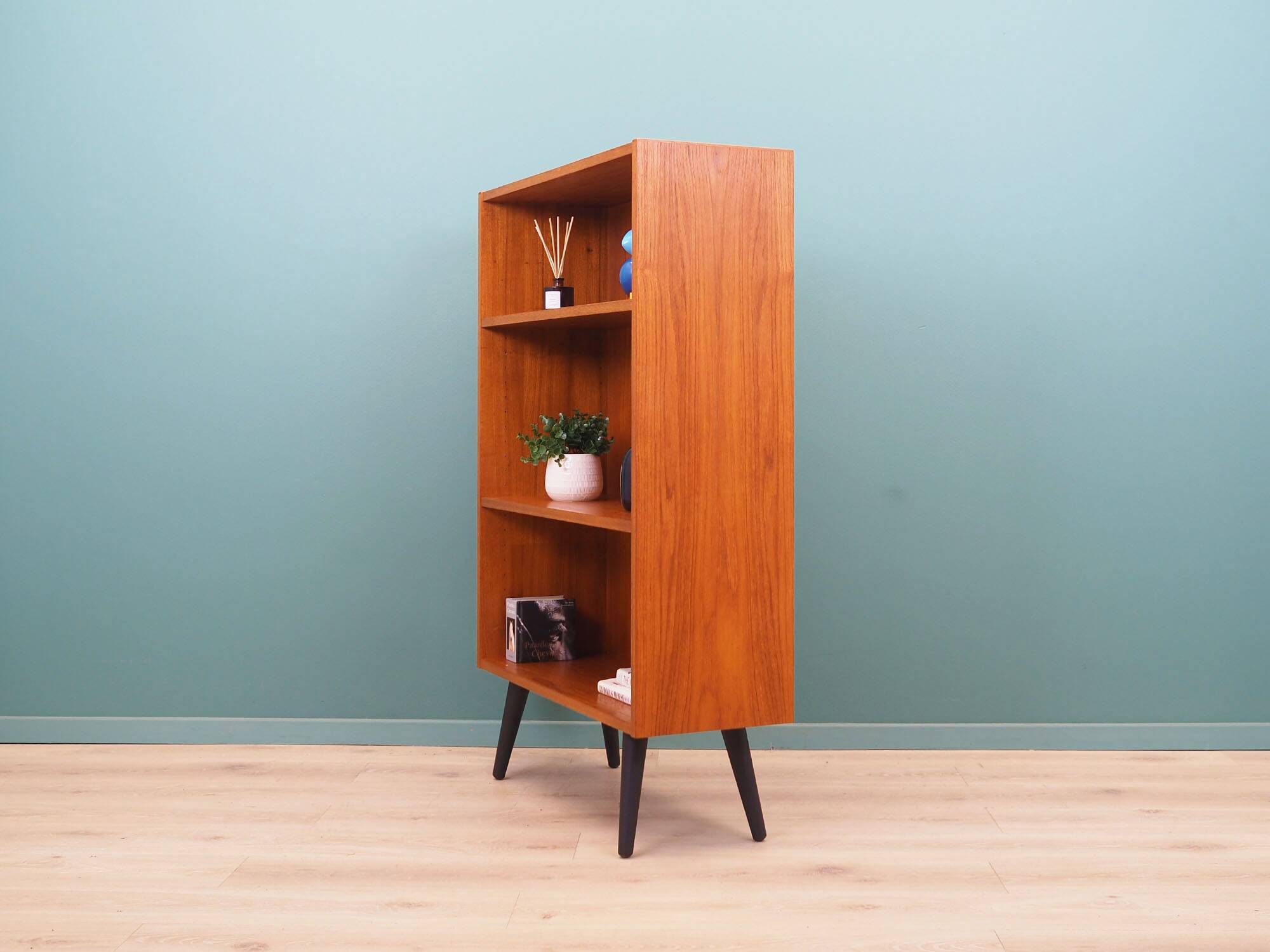 Teak bookcase, Danish design, 1970s, production: Denmark
