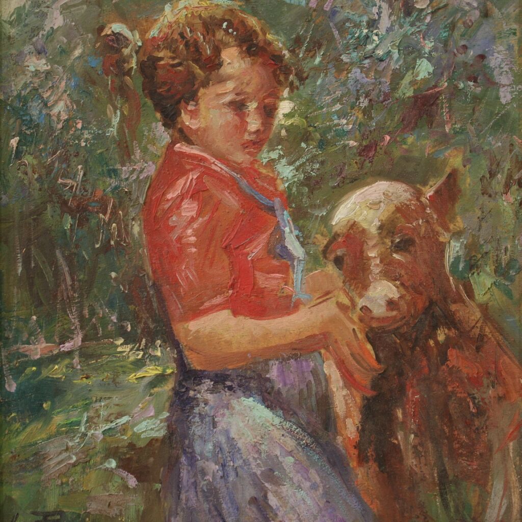 Signed painting from the 20th century