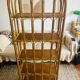 Rattan bookcase