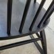 Rocking chair vintage noir 1950