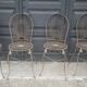 Chaises de jardin ajourées style John salterini