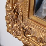 Old gilded mirror