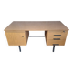 Bureau ministre double caisson Design années 60 – RDA Moderniste