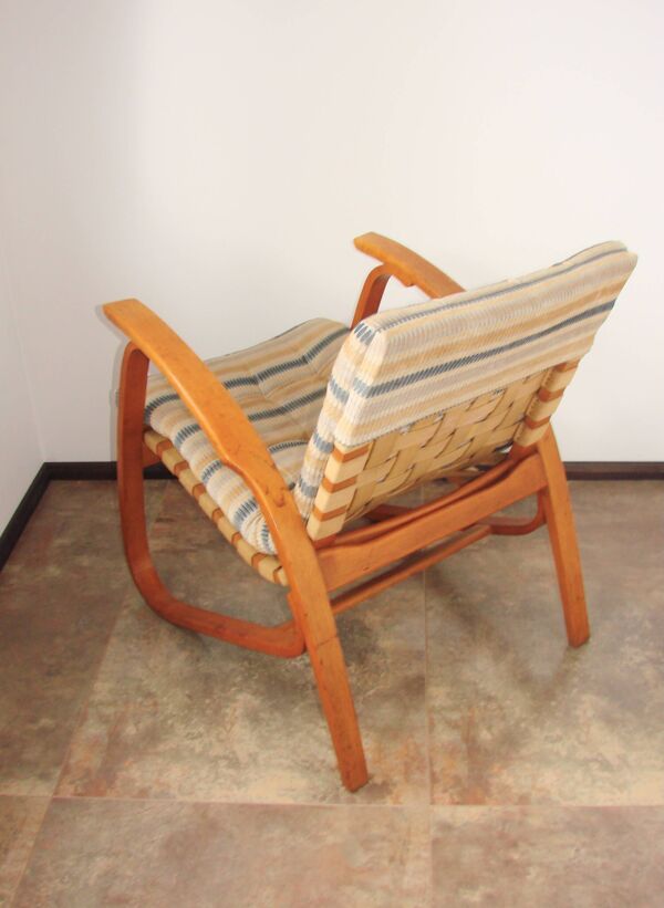 Fauteuil Jan Vaněk, Závody Projekt, années 1930, modernisme tchécoslovaque
