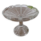 Stemmed glass bowl