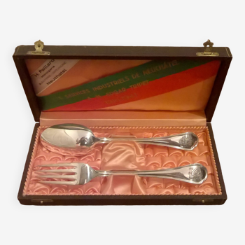 Silver cutlery box