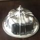 Individual serving bell silver metal