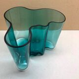 Blue vase by Alvar Aalto