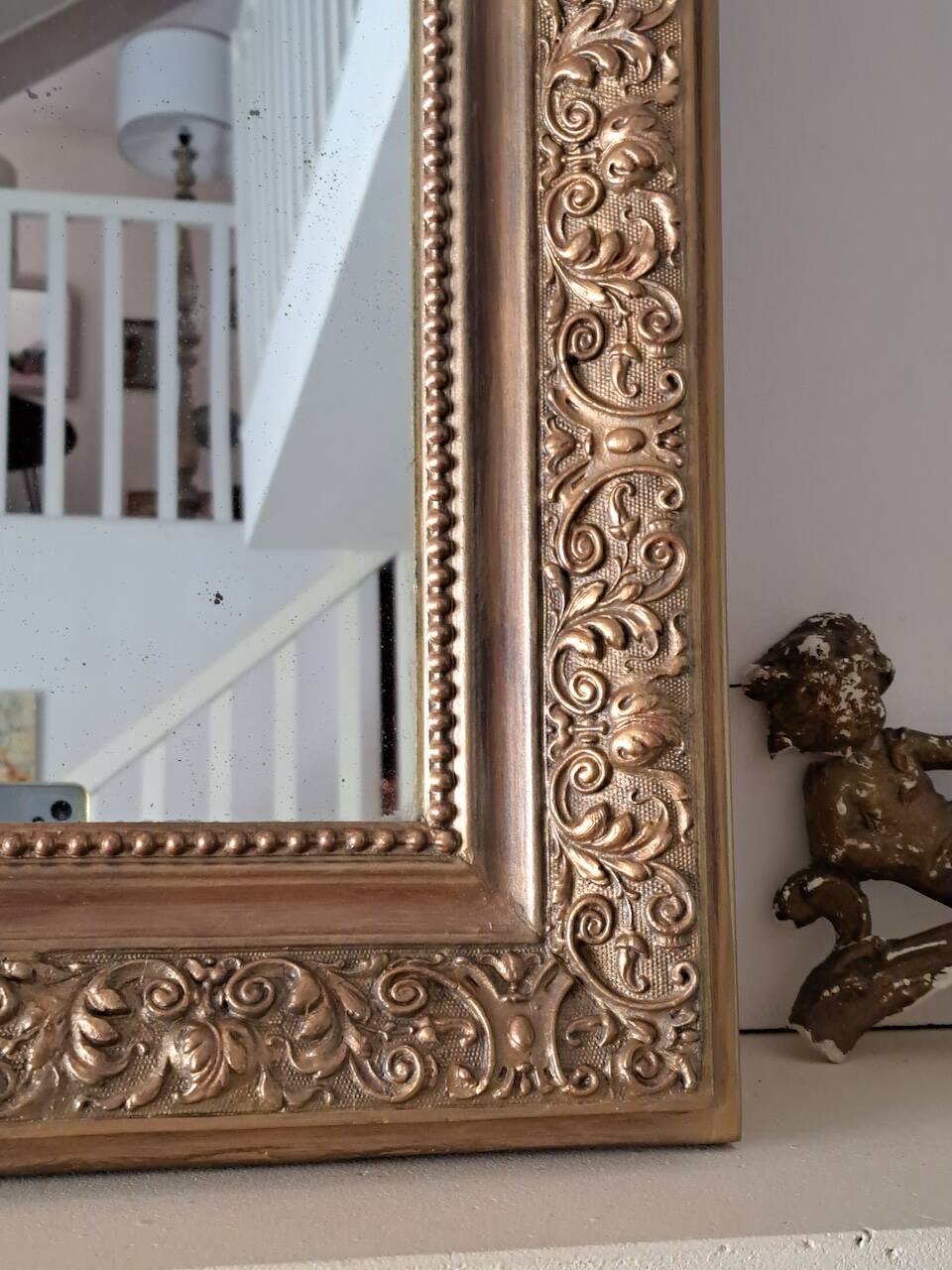 Antique Louis Philippe mirror 101 X 74