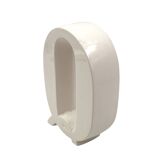 Space age Q letter shaped ceramic vase, Marcel Radureau France 1970