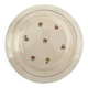 Set of 2 floral porcelain soup plates