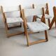 Set of 4 'Kon-Tiki' Folding Chairs by Gillis Lundgren for IKEA 1970s