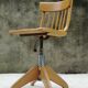 Stoll office chair, swivelling and adjustable in height