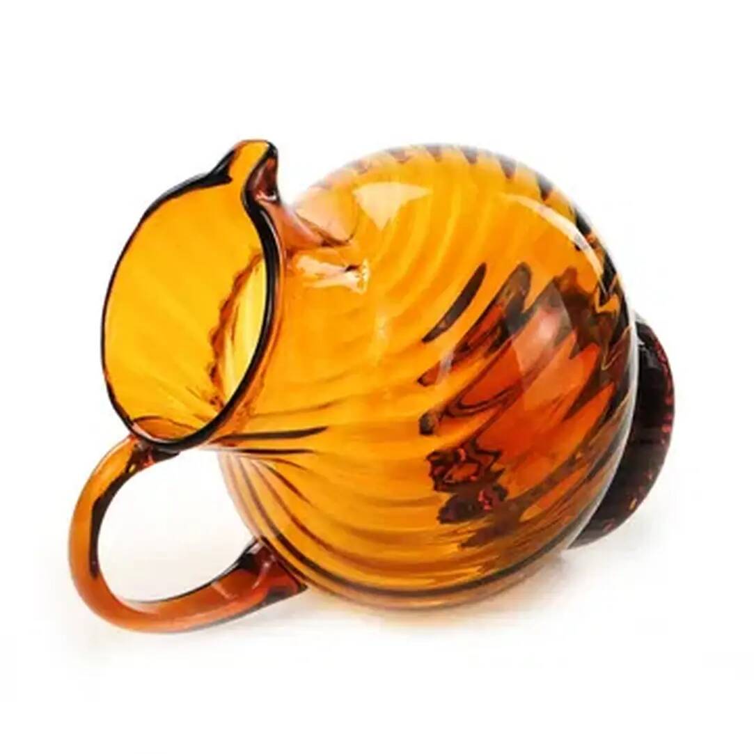 Water jug, pressed glass, Huta Barbara, Poland, 1970s