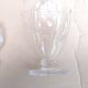 Carafe en verre ciselé