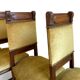 four Victorian dining chairs