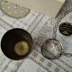 Timpani and old napkin ring in original ca boit - Daniel Cregut