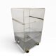 Rolling dessert trolley in plexiglass – Marais International – 1970s-1980s