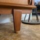 Vintage side table with sliding doors, 1960