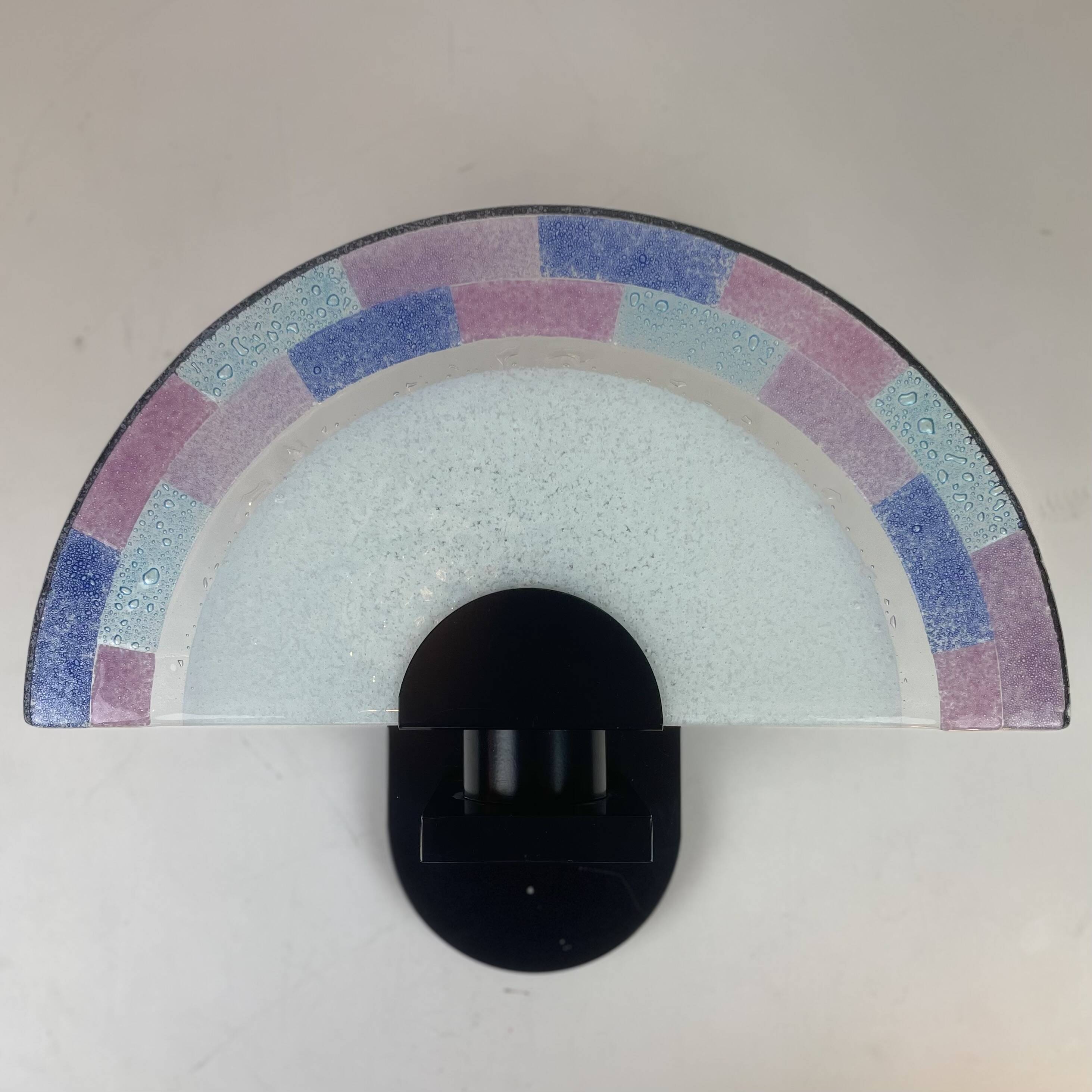 Pair of Post-Modern Murano Wall Sconces By Zonca, 1980s