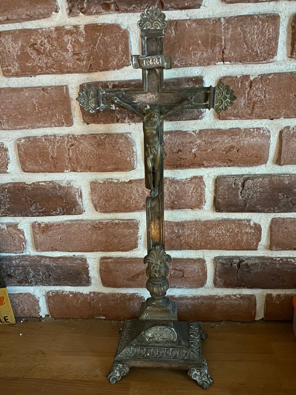 19th century altar crucifix