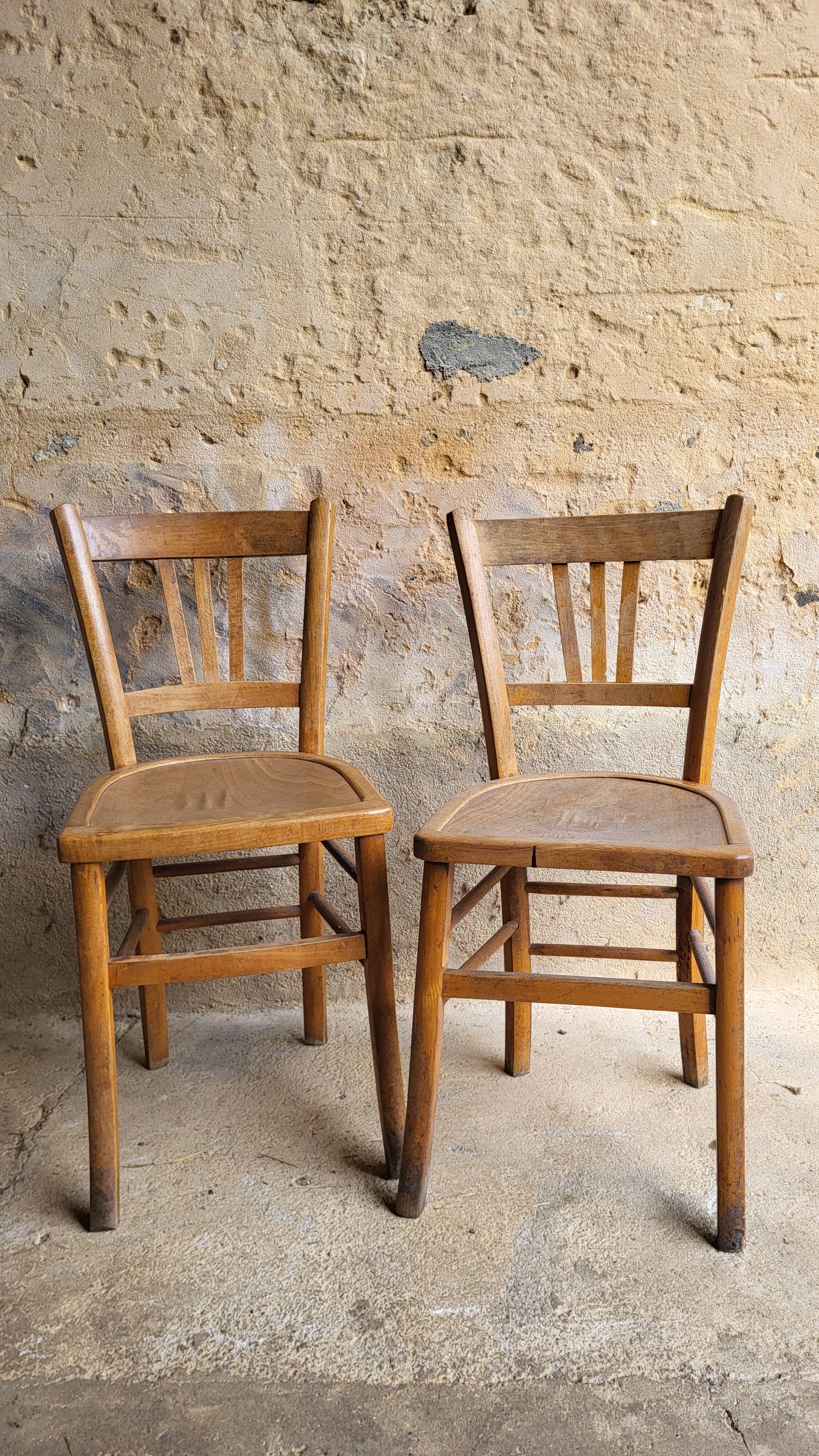 2 bistro chairs