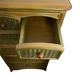 Chiffonier furniture with drawers rattan green wood