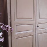 Armoire ancienne, début XIX°, patine peinte d’origine