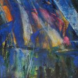 Huile sur papier