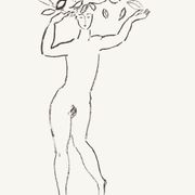 Pierre boncompain nu v 1990 lithographie