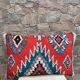 Vintage Berber Kilim cushion cover: Moroccan wool cushion