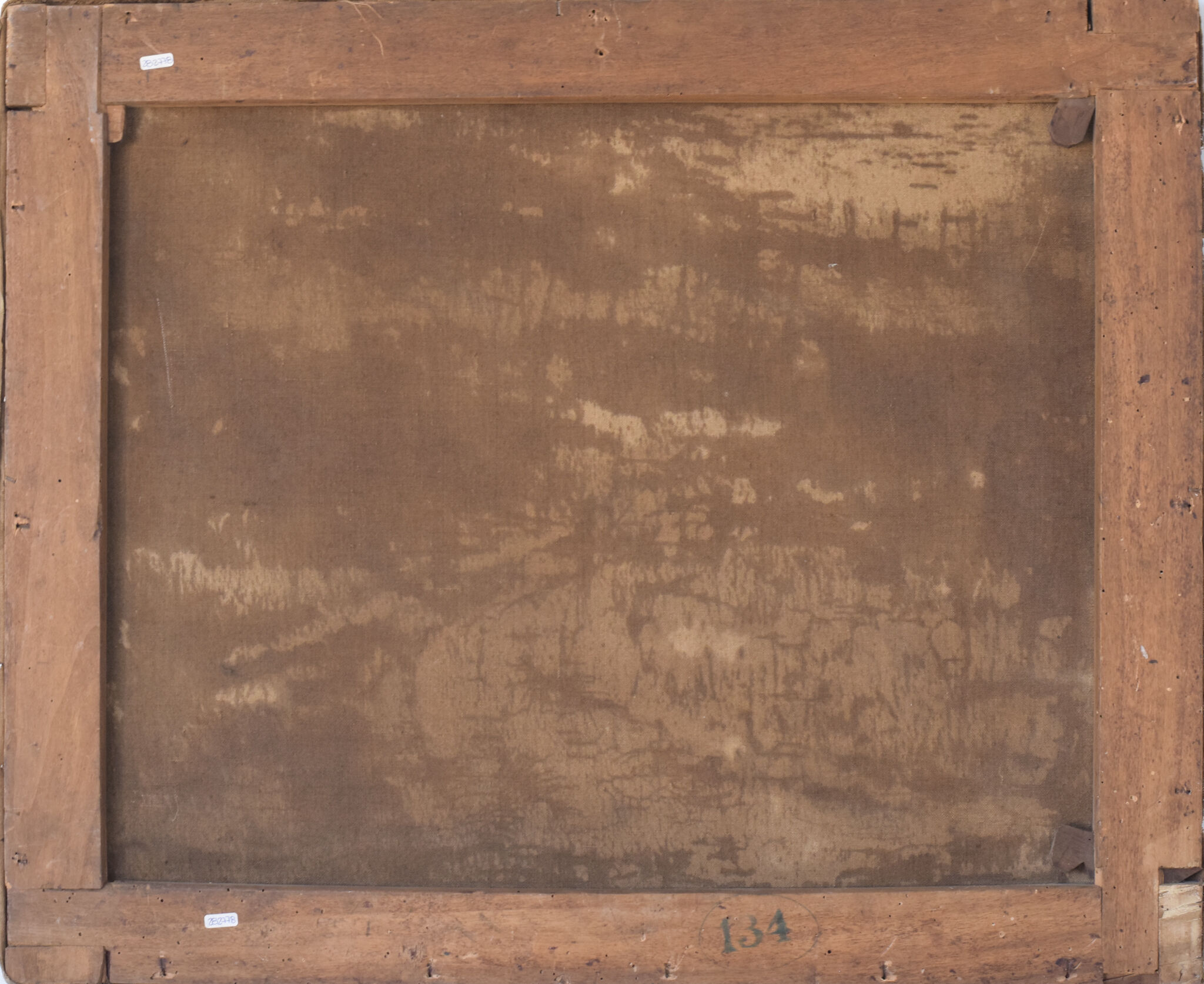 Paysage impressionniste avec vallée de la rivière