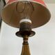 Paire de lampes vintage style empire en bronze