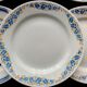Set of 6 mismatched flat plates HBCM and Badonviller