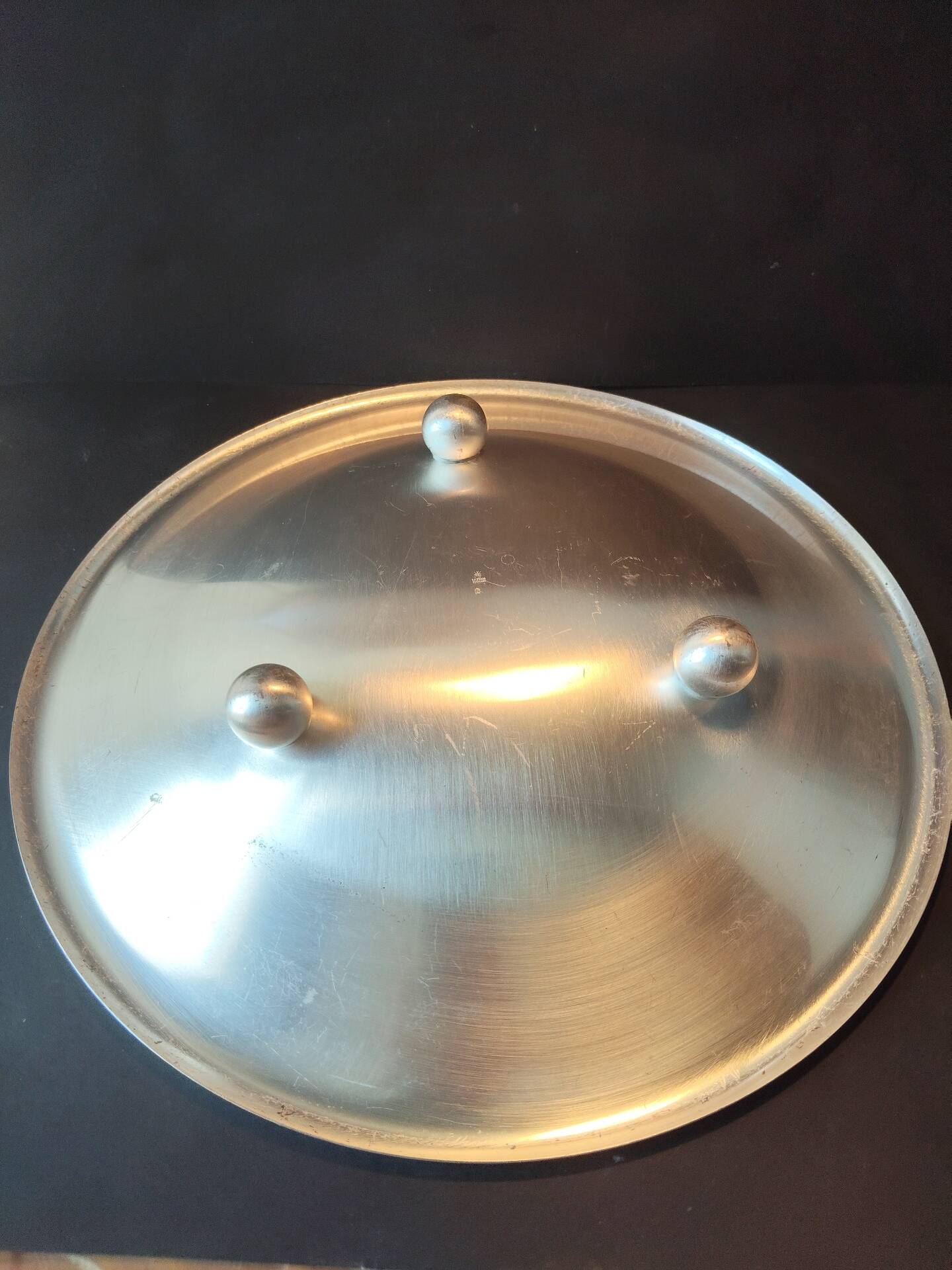 Coupe tripode WMF en laiton argenté, Allemagne, années 1960