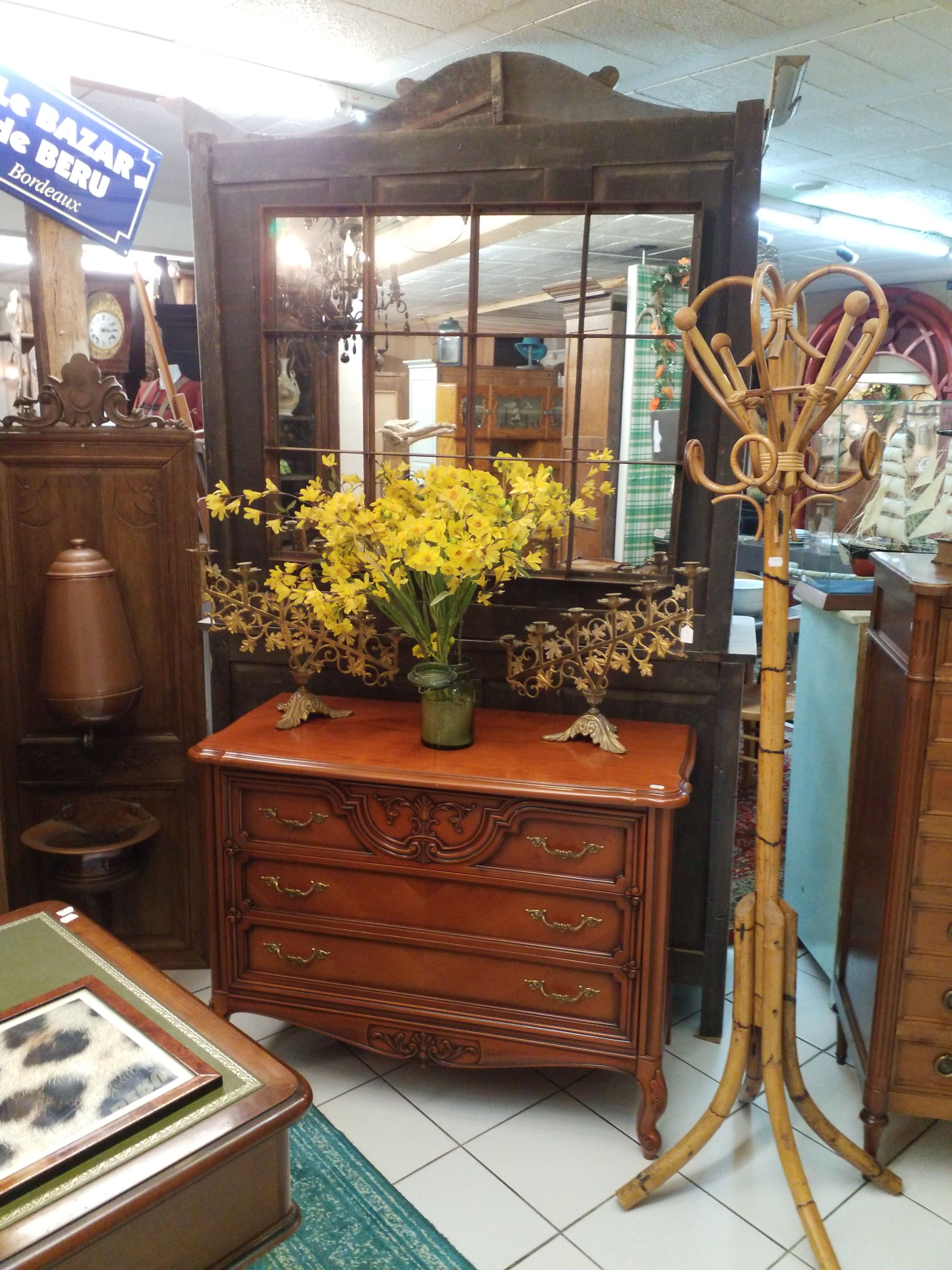 Industrial mirror 100x82cm