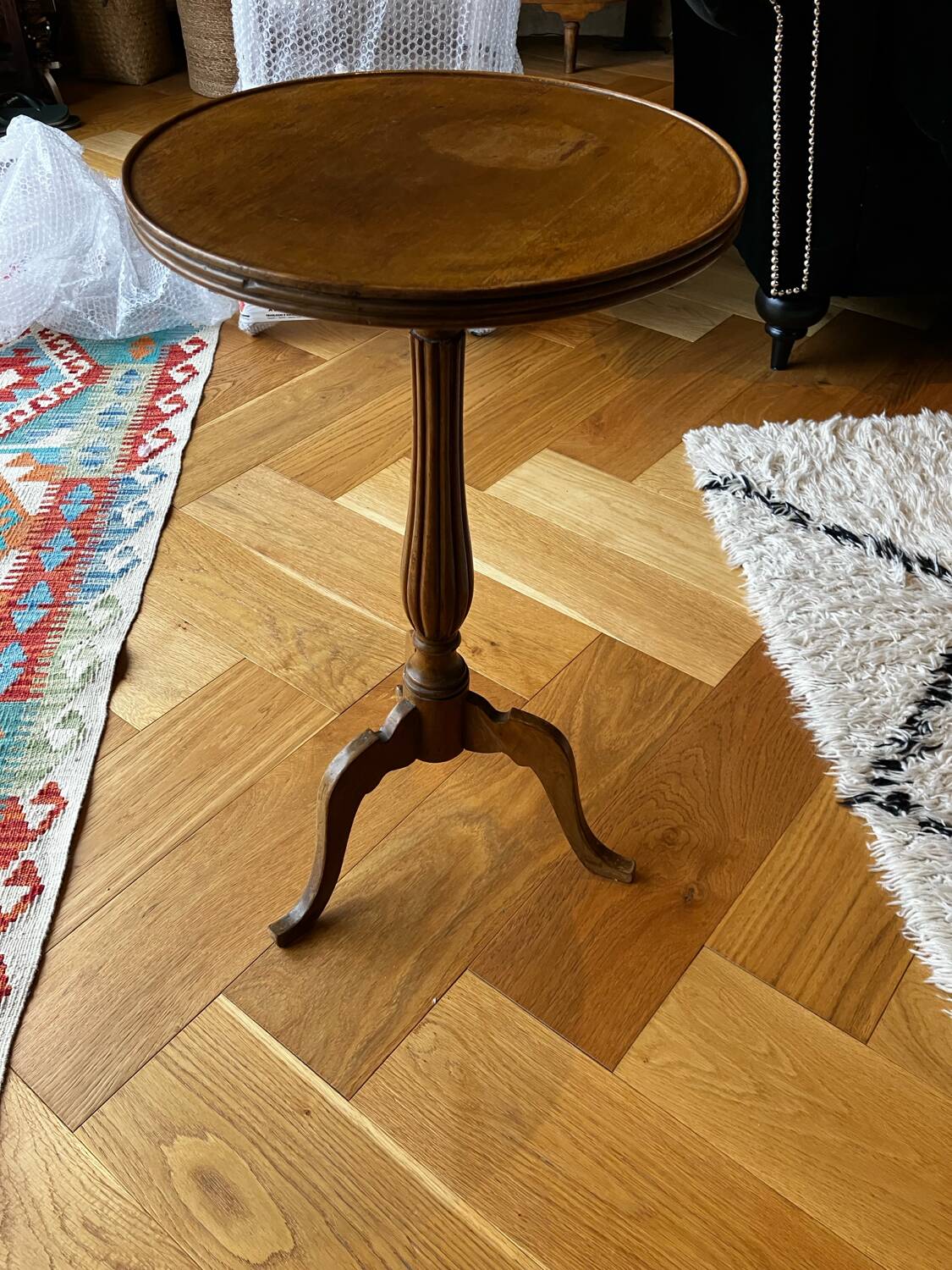 Vintage wooden side table