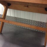 Table light oak by Rene Gabriel around 1950 reconstruction