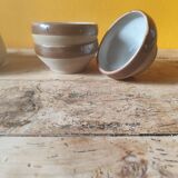 Small stoneware bowls from Digoin, rustic serving bowls